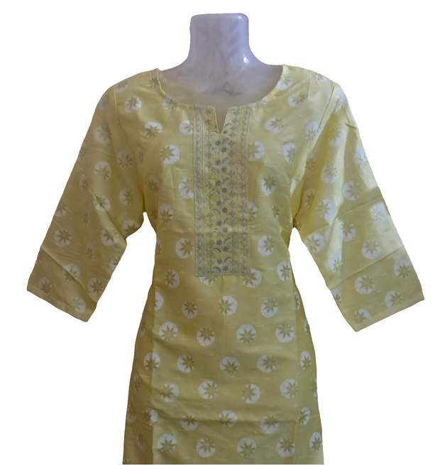 SKUR4 - Side slit kurti