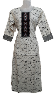 CKUR2 - Neck Work kurti