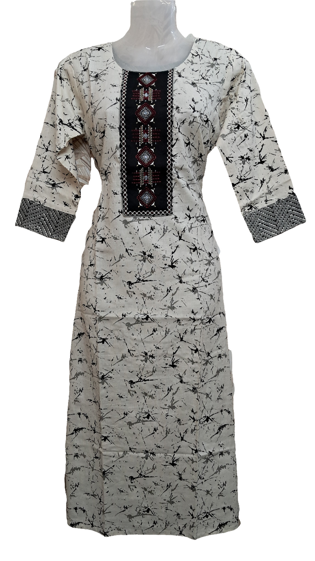 CKUR2 - Neck Work kurti