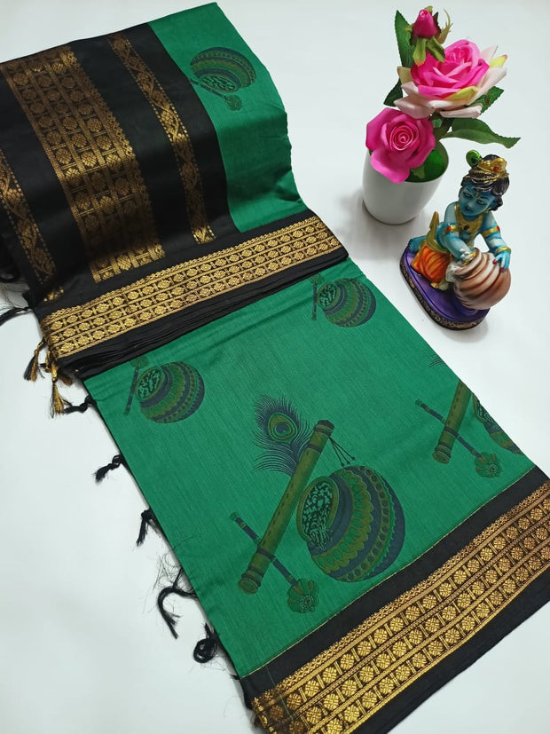 CSAR1 - cotton traditional zari saree