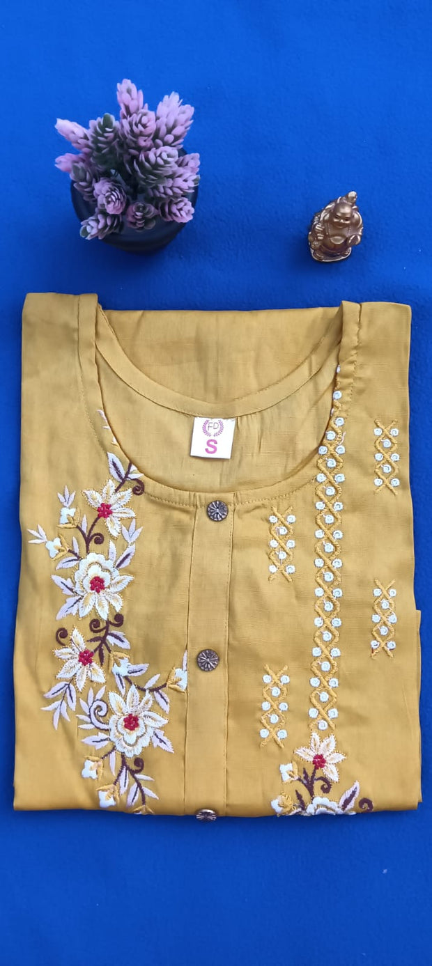 CKUR8 - Side slit kurti