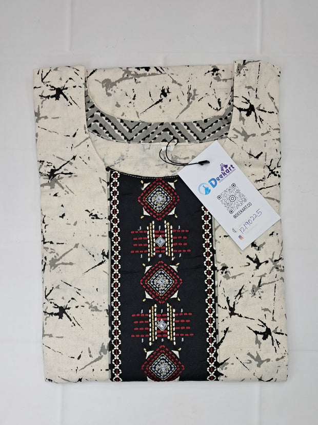 CKUR2 - Neck Work kurti