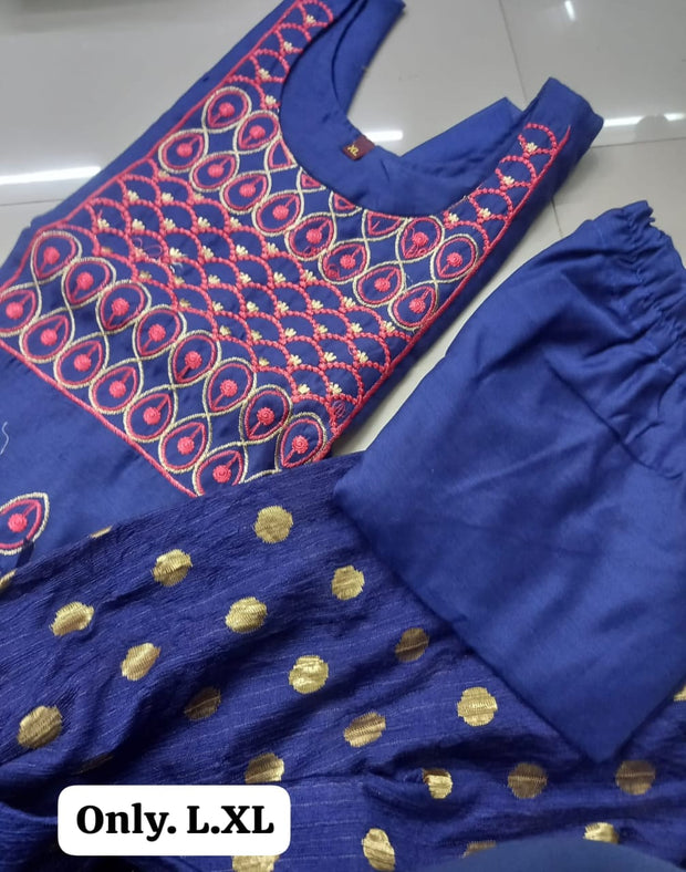 CHST5 - Chanderi silk suit