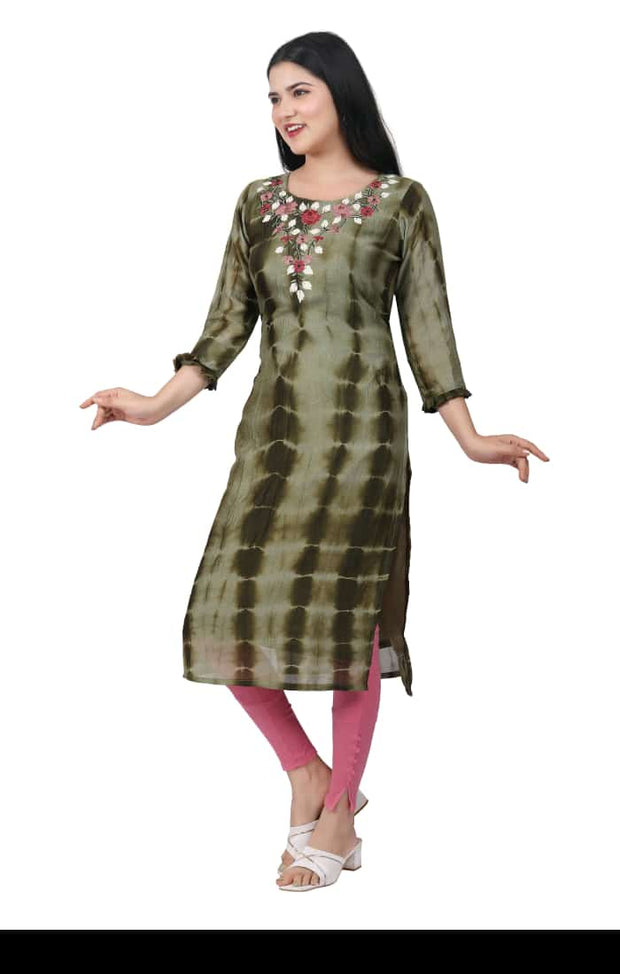 SKUR1 - Die and tie kurti
