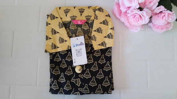 WKUR1 - Collar neck kurti